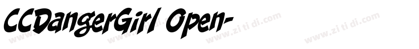 CCDangerGirl Open字体转换